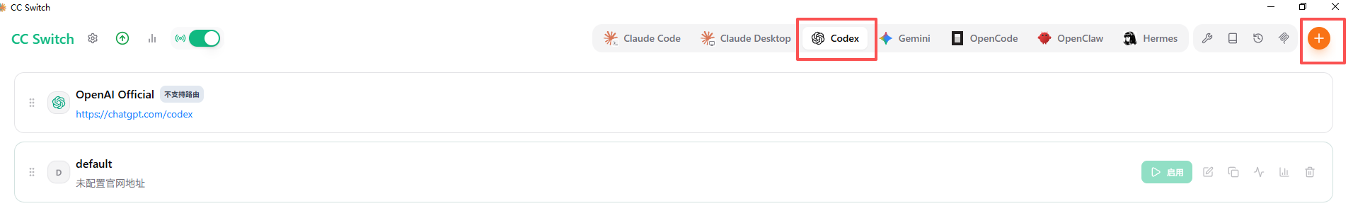 Add a custom Codex provider in CC-Switch